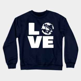 Love Earth Typography for Earth Day Crewneck Sweatshirt